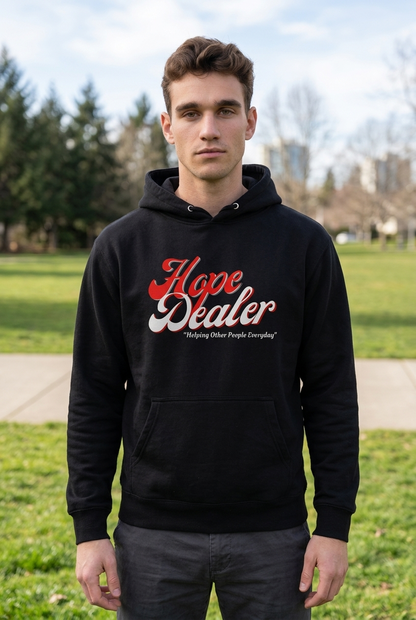 Hope Dealer "Helping Other People Everyday" Hoodie | Christian Apparel by Philippians234
