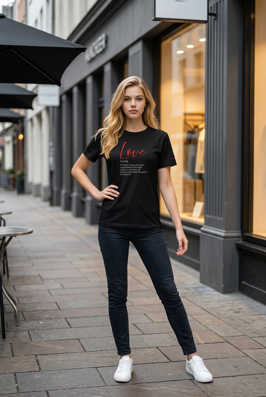 What Does Love Mean T-Shirt | Christian Apparel by Philippians234