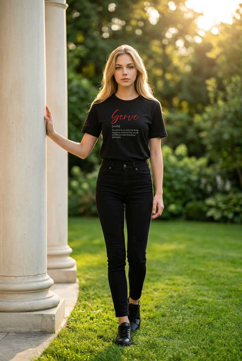 What Does Serve Mean T-Shirt | Christian Apparel by Philippians234