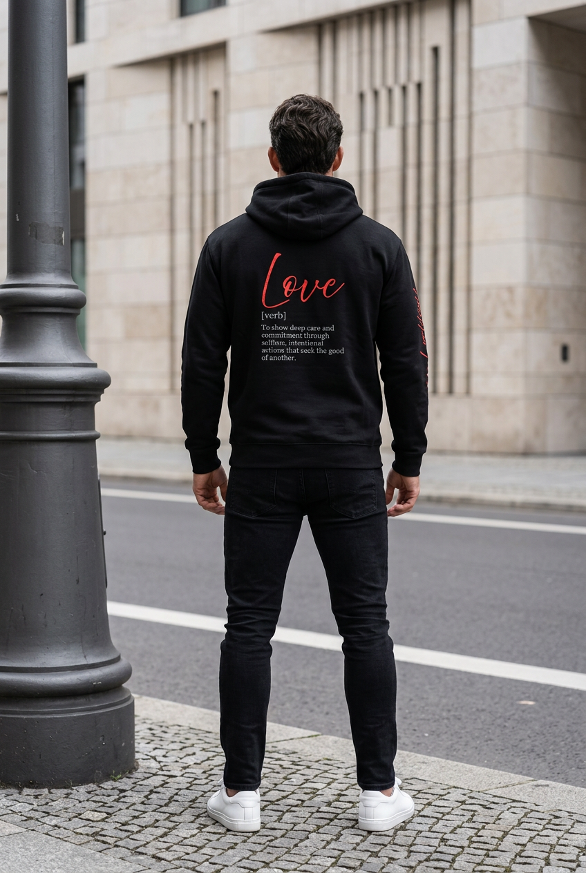 What Does Love Mean Hoodie | Christian Apparel by Philippians234