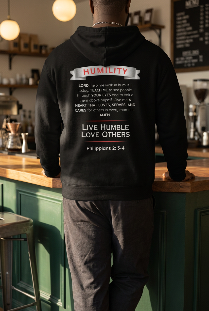 Humility Hoodie | Christian Apparel by Philippians234