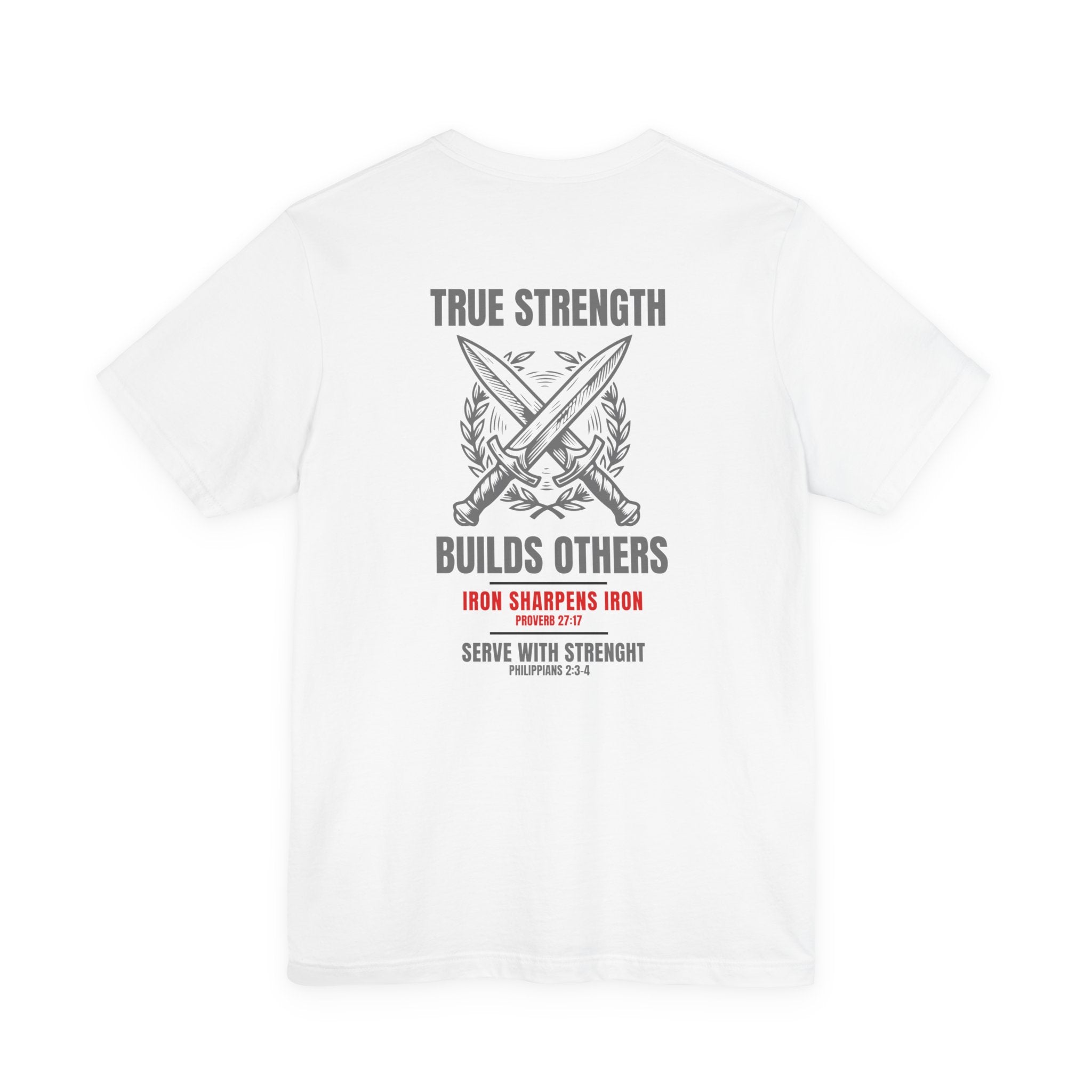 P234 Iron Sharpens Iron T-Shirt |  Christian Apparel by Philippians234